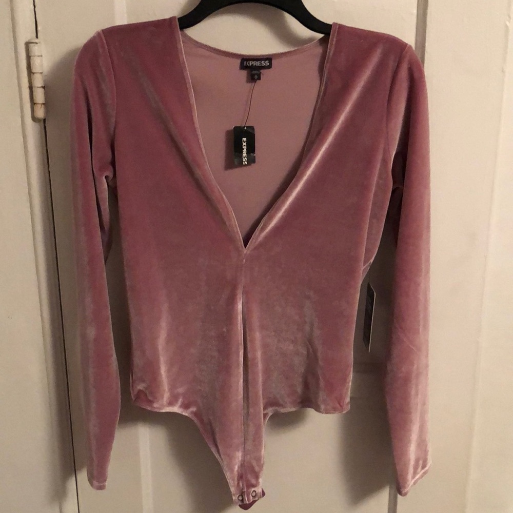 Express Velvet Bodysuit